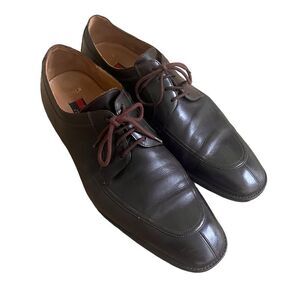 Lloyd Classics Germany Brown Leather Dress Shoes Mens 10